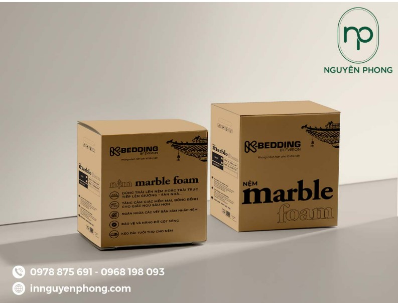 Mẫu hộp carton sóng B đẹp